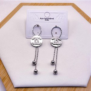 BRINCO AÇO INOXIDÁVEL INSPIRE-SE - PRATEADO