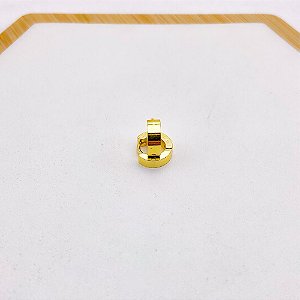 BRINCO AÇO INOX ARGOLINHA CLICK PP  - DOURADO