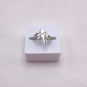 ANEL  AÇO INOXIDÁVEL CORAÇÃO BATIMENTOS - PRATEADO