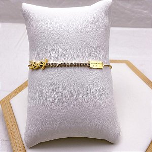 PULSEIRA AÇO INOX INSPIRE-SE PARIS RIVIERA - DOURADA