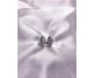 ANEL  AÇO INOXIDÁVEL CONCHA AJUSTAVEL - PRATEADO (UNIDADE)