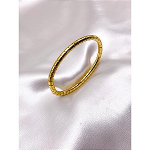 BRACELETE AÇO INOX  MINIMALISTA - DOURADO