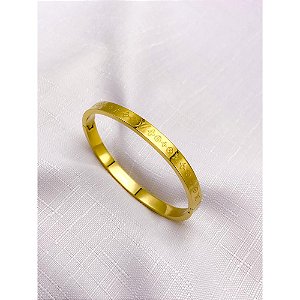 BRACELETE AÇO INOXIDÁVEL  INSPIRE-SE - DOURADO