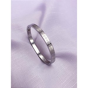BRACELETE AÇO INOXIDÁVEL  INSPIRE-SE - PRATEADO