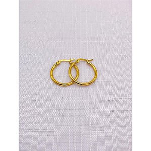 ARGOLA AÇO INOX 2CM  - DOURADA