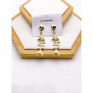BRINCO AÇO INOXIDÁVEL PEIXE - DOURADO