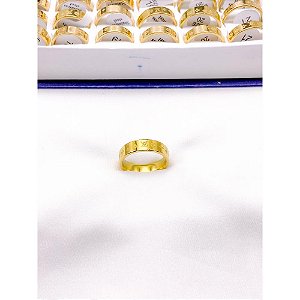 ANEL AÇO INOXIDÁVEL INSPIRE-SE - DOURADO (UNIDADE)