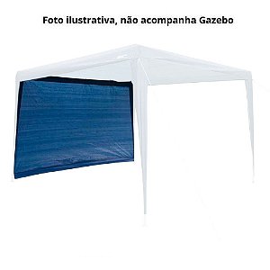 Parede para Gazebo - Tenda Fiesta Azul - Nautika