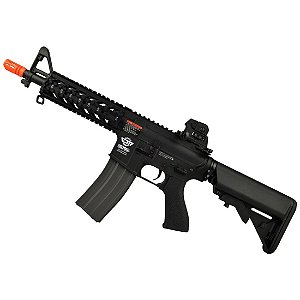 Rifle Airsoft Elétrico AEG M4 CM16 Raider Cqb Black 6mm - G&G Armament