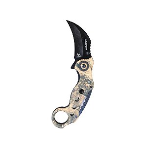 Canivete Karambit ZD-L005 Camuflado Yellow - Albatroz