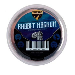 Chumbinho Rabbit Magnum 23.76 Grains 5.5mm 125un. - Tuareg