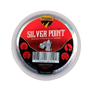 Chumbinho Silver Point 22.83 Grains 6.0mm 100un. - Tuareg
