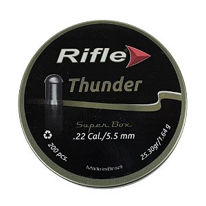 Chumbinho Thunder 25.30gr 5.5mm 200un. - Rifle