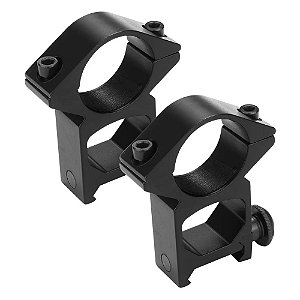 Suporte Fixação Luneta Alto Tubo 25mm Trilho 22mm - Dispropil