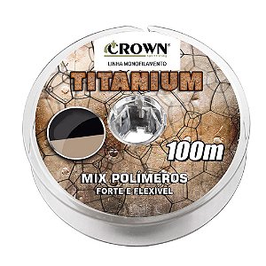 Linha Monofilamento Titanium Nylon 100mts 0,20mm - Jogá