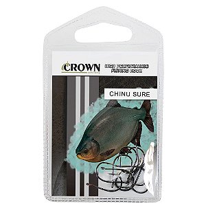 Anzol Crown Chinu Sure Black 06 C/10 - Crown