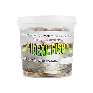 Isca Natural Tripa de Frango Desidratada 150G  - Ideal Fish