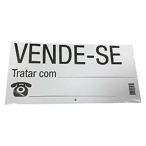 Placa De Vende-se c/2 - Pro Fácil