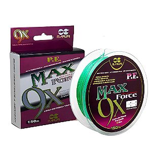 Linha Multifilamento 9x 150m PE Max Force 0.25mm  45LB - Maruri