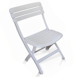 Cadeira Ripada Diamantina Branca - Antares