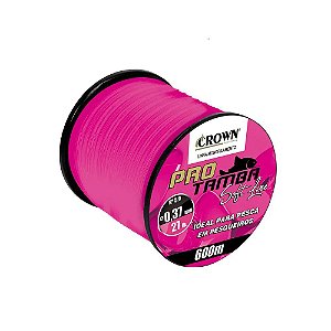 Linha Pro Tamba Soft Pink 0,37mm 600Mts - Crown