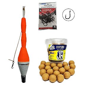 Kit Tamba Boia 55g + Chinu N°8 30un + Isca Dango Queijo