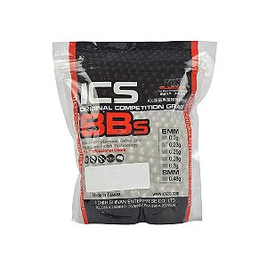 BBs Airsoft Munição Plástica ICS 0.28g 3570un.
