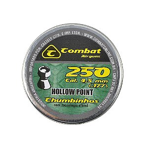 Chumbinho Hollow Point 4.5mm (250un.) - Combat