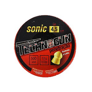 Chumbinho Sonic Latonado 4.5mm 500un. - Technogun