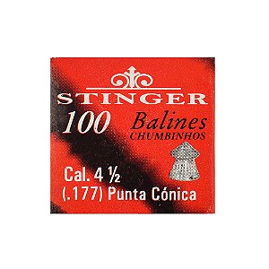 Chumbinho MD Ponta Conic 4.5mm 100un. - Stinger