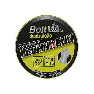 Chumbinho Bolt 5.5mm 250un. - Technogun
