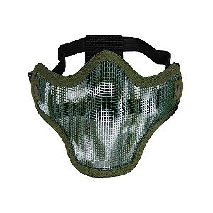 Máscara de Proteção Airsoft Meia Face Green