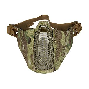 Máscara de Proteção Airsoft Meia Face FJA-122 Multicam