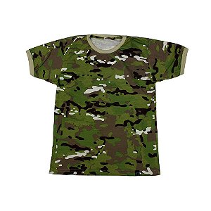 Camiseta Multicam Tam P - Bravo Militar