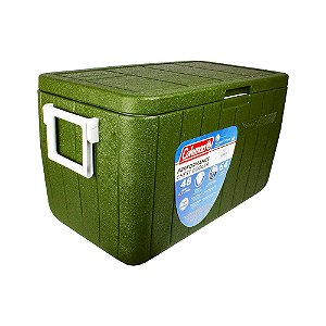 Caixa Térmica 48QT 45.4 Litros Com Alça All Green – Coleman