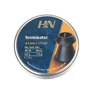 Chumbinho Premium Terminator 4.5mm 400un. - H&N Sport
