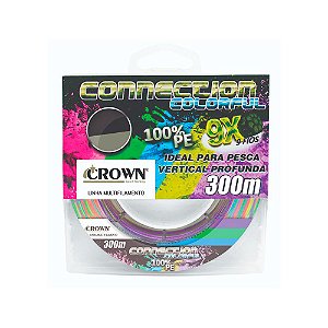Linha Multifilamento Connection Colorfull 9x 300m - Crown
