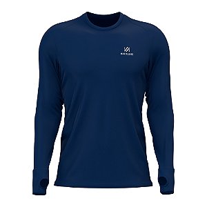 Camiseta De Pesca FPS 50 Com Luvinha Marinho - Mar Negro