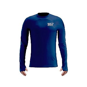 Camiseta De Pesca FPS 50 Com Luvinha Marinho - Mar Negro