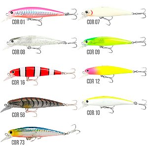 Isca Artificial Top Minnow Meia-Agua 7,5 cm 7,8g - Yara