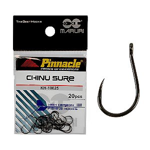 Anzol Pinnacle Chinu Sure c/20pçs S/Farpa - Maruri