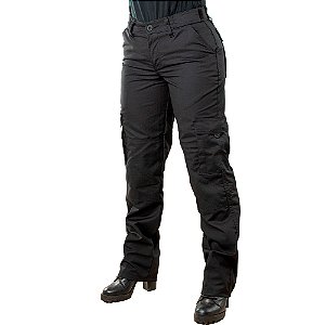 Calça Tática/Pesca Feminina Cedro UV50+ Preto - Fox Boy