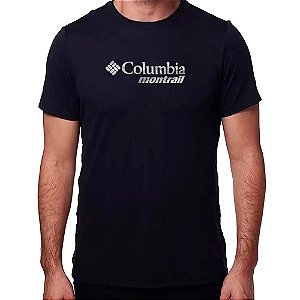 Camiseta Neblina Montrail M/C Preto - Columbia