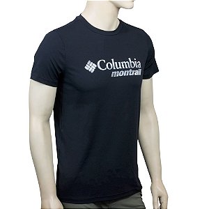 Camiseta Neblina Montrail M/C Preto - Columbia
