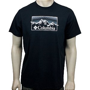 Camiseta Linear Range Preto - Columbia