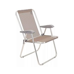 Cadeira De Praia Aluminio Creta Master - Tramontina