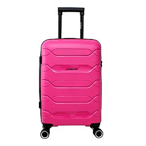 Mala De Viagem Pequena 20" ABS Rosa C/rodinhas 360° Cadeado TSA - Swissland