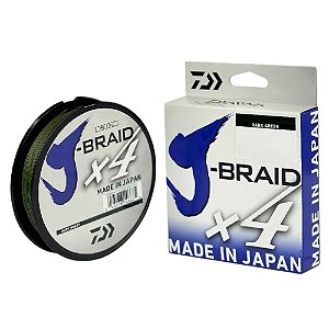 Linha J-Braid X4U 270m Verde - Daiwa