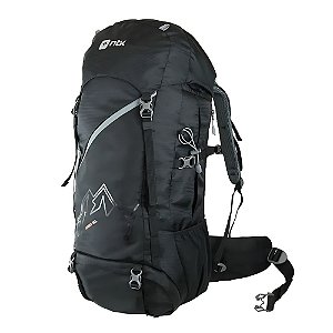 Mochila Para Camping Andes 55 Litros Preto - Nautika