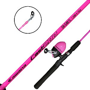 Kit Vara de Pesca Spincast CAST 200 Inteiriça - Kawana